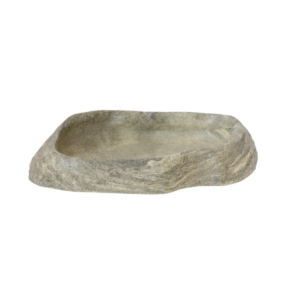 Dragon Felsschale & Untersatz Granite Rock 34x20x6cm