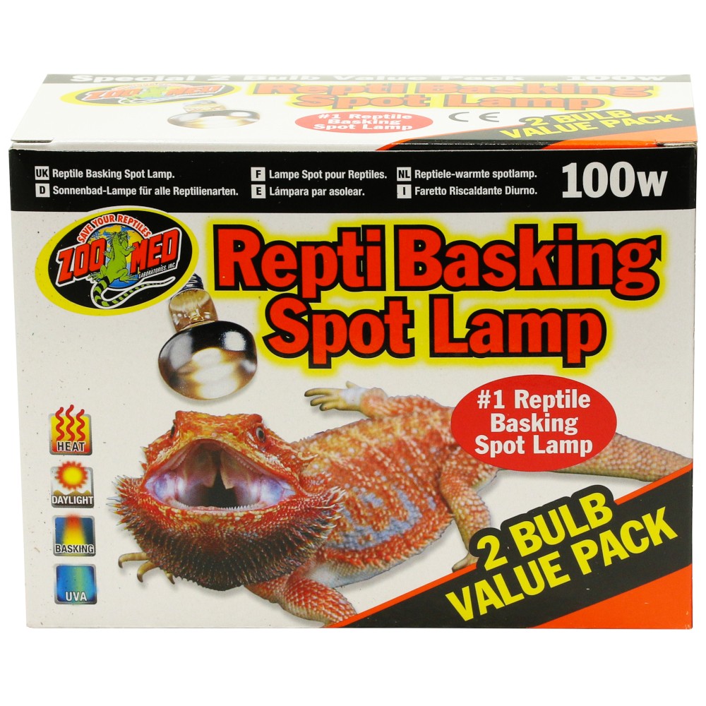 Zoo Med Basking Spot Value Pack (2 Pack) 100 Watt