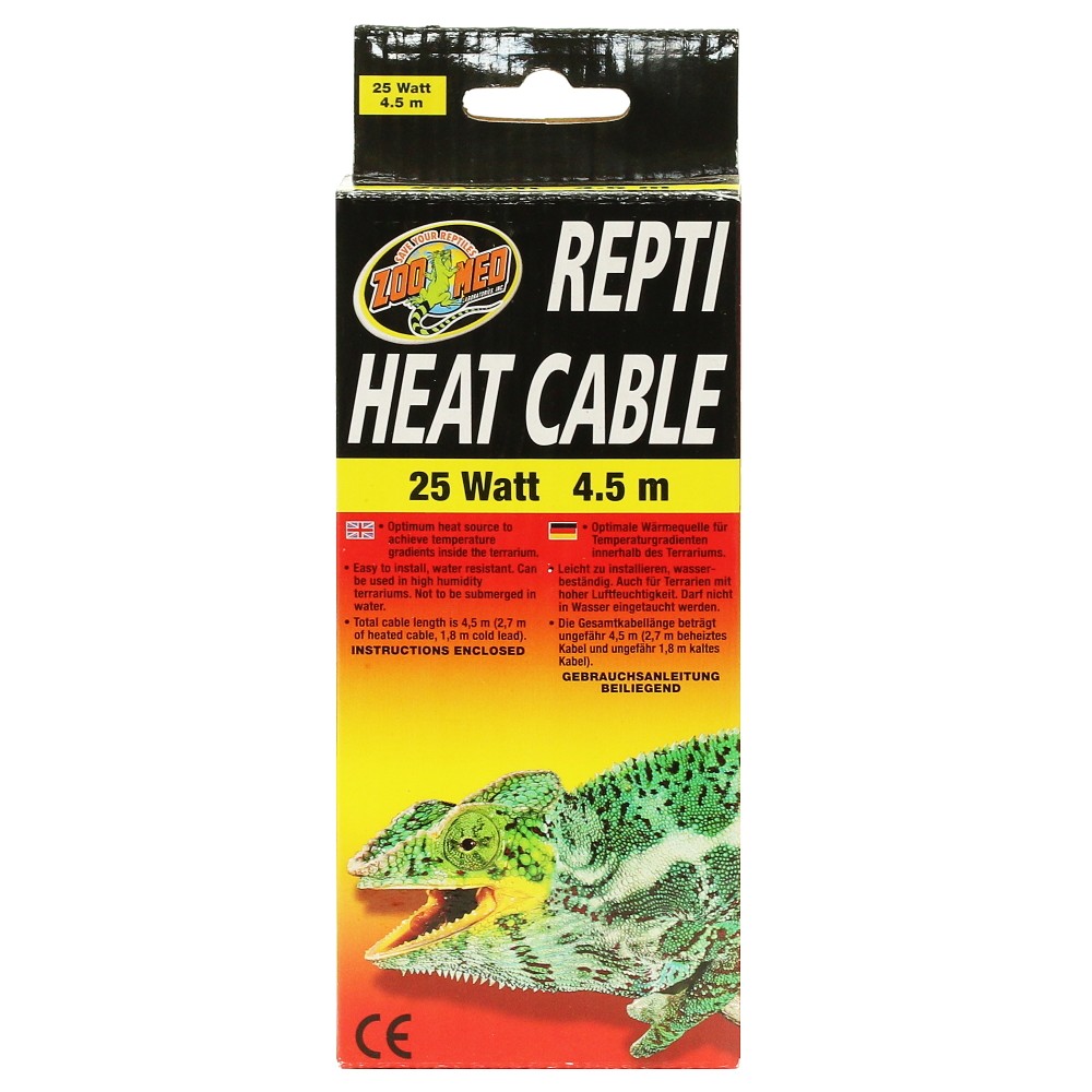 Zoo Med Repti Heat Cable Heizkabel 25 W - 4,5 m