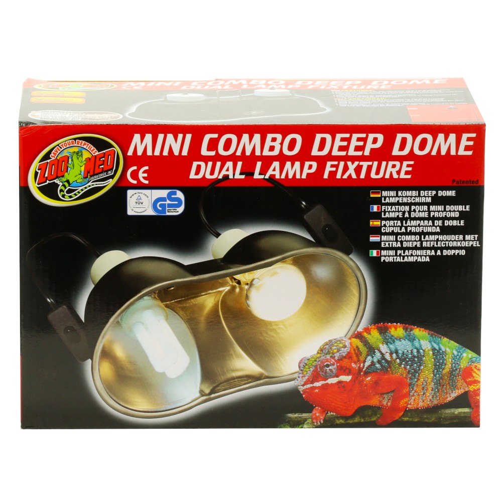 Zoo Med Mini Combo Deep Dome zweifach Lampenfassung E27