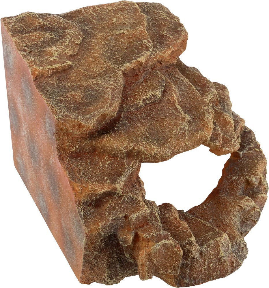 Trixie Eck-Fels mit Höhle und Plattform Steppenfels 27×21×27